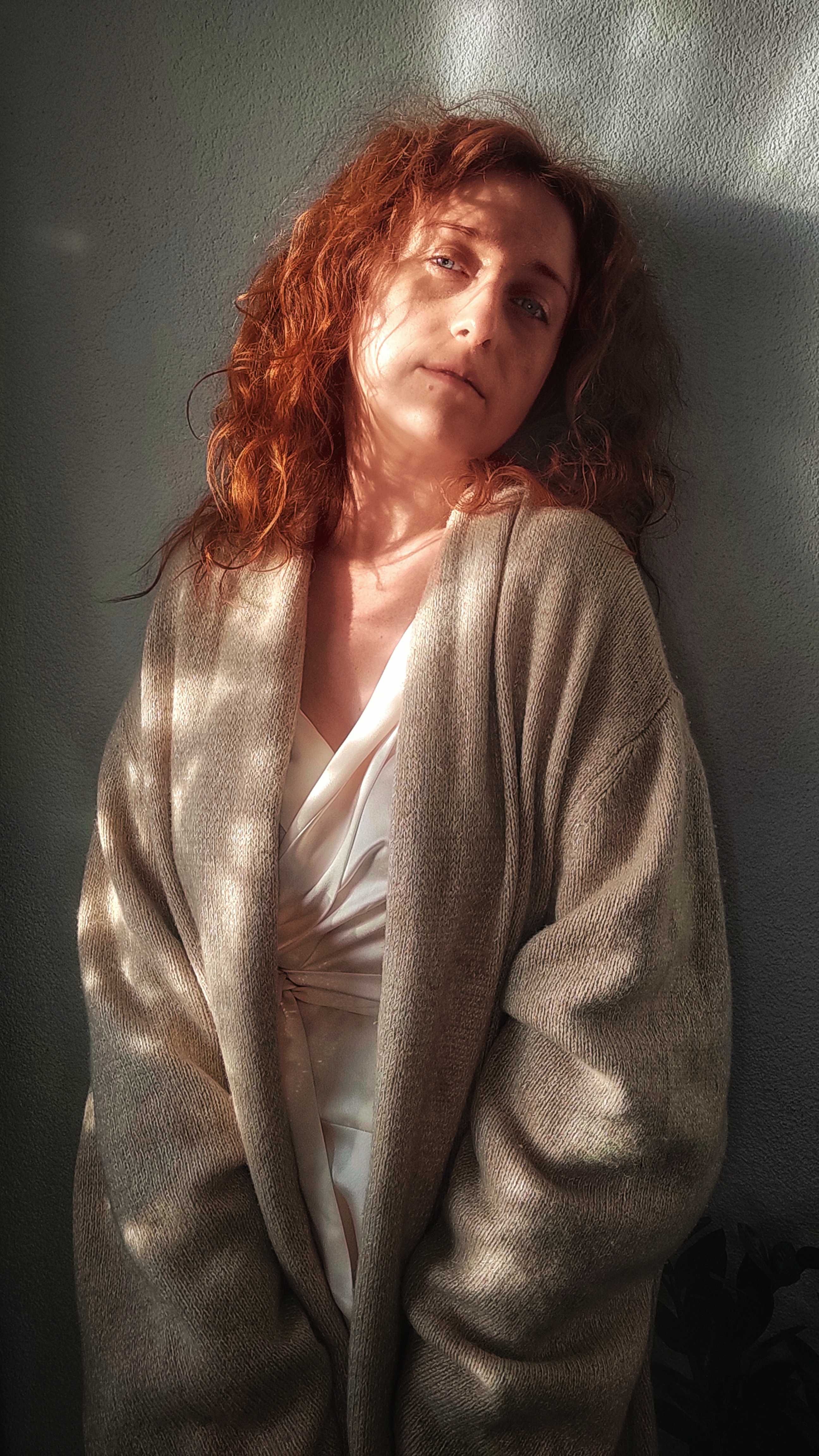 Kardigan Marina Rinaldi wełna jedwab luksusowy XXL 44 luksusowy