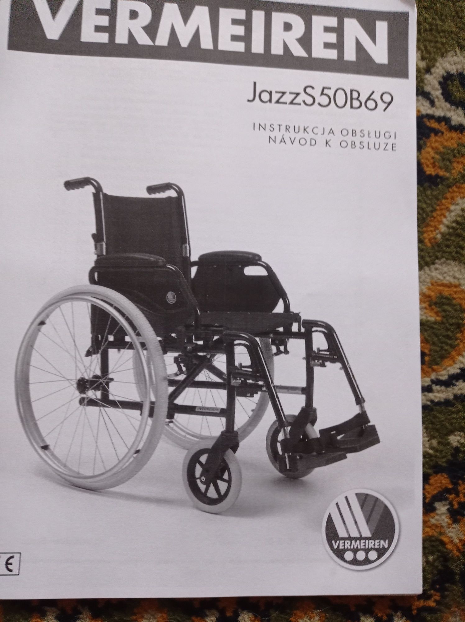 Wózek inwalidzki typ JAZZ S 50B69