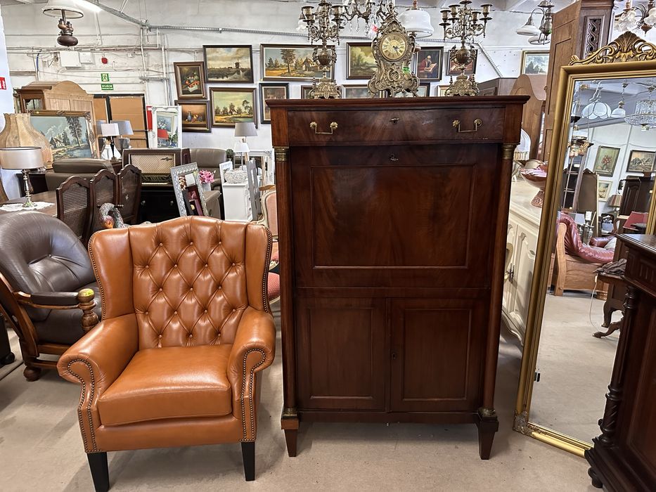 100 letnia, mahoniowa sekretera EMPIRE / sekretarzyk :)