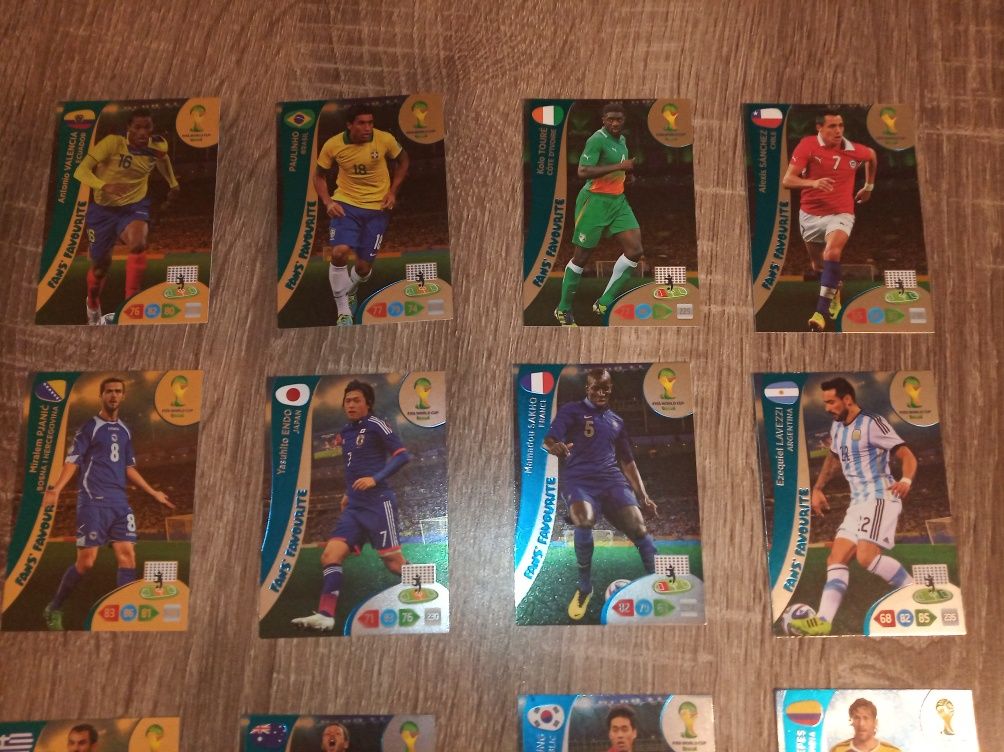 Karty piłkarskie World Cup 2014 Brazil - Fan's Favourite