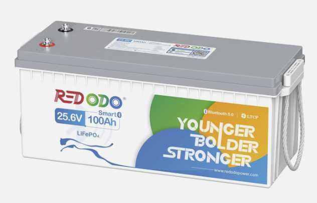 Акумулятор 24v 100Ah Redodo LiFePO4 з BMS та Bluetooth