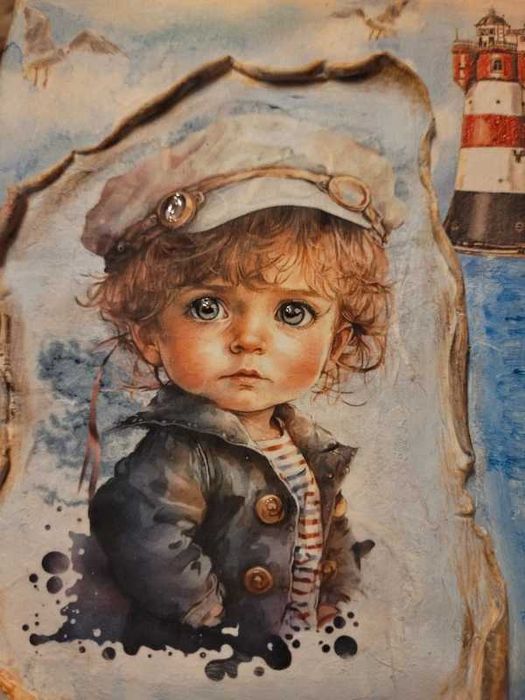 Morska skrzynka w formie książki – ozdoba i schowek w jednym