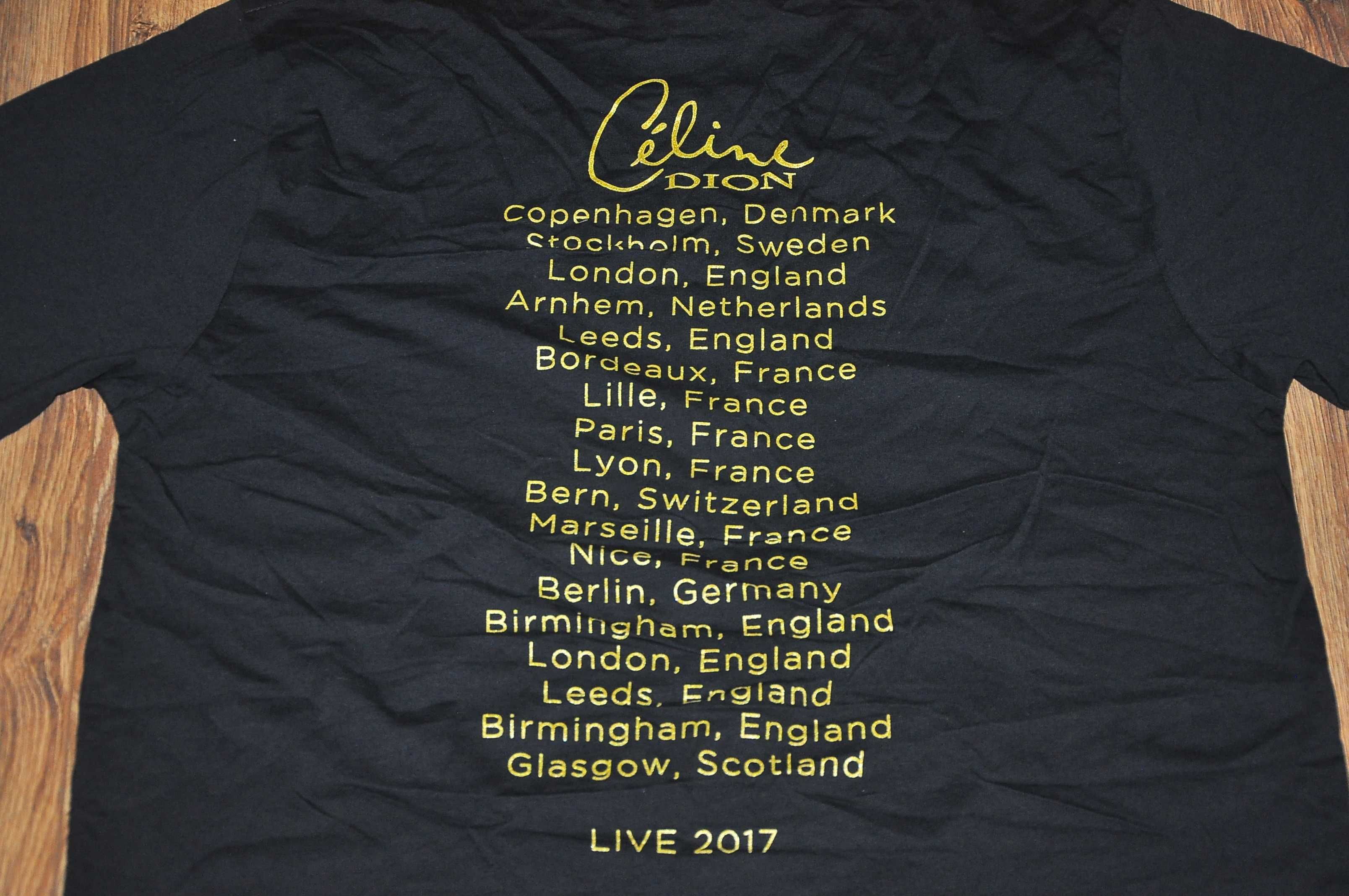 CELINE DION - Live 2017 - koszulka rozm.L RARE !!!