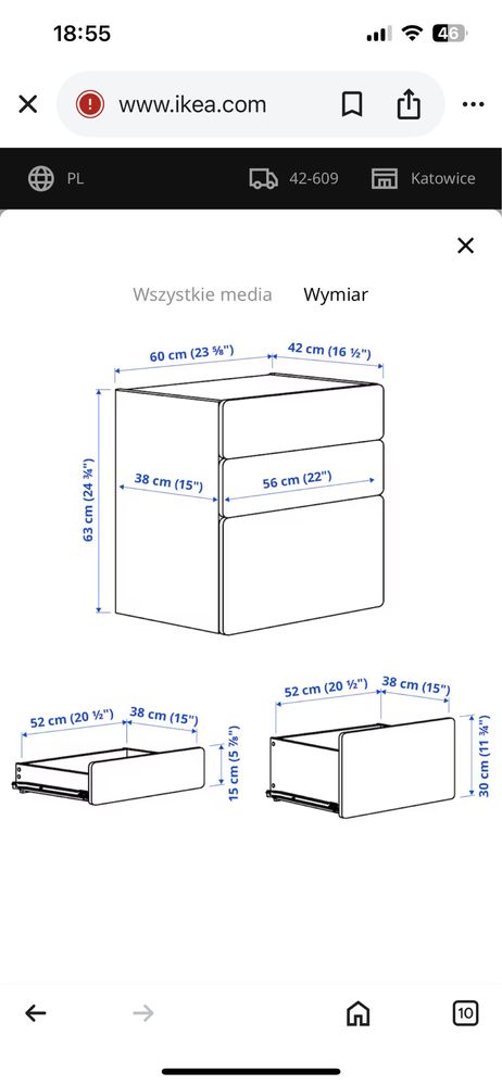 Szafa i komoda dla dziecka IKEA