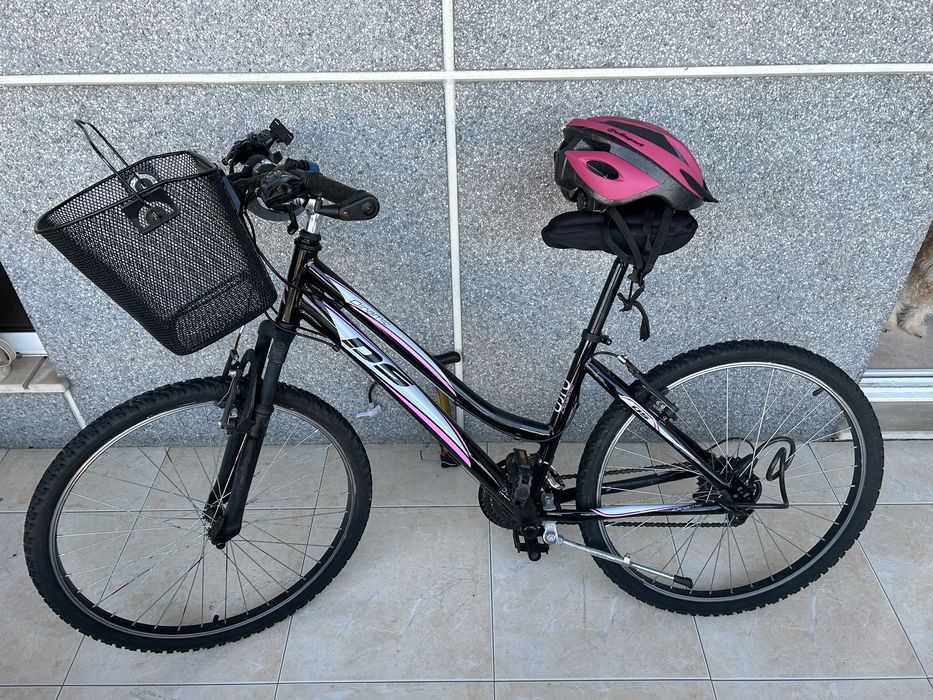 Bicicleta Preta - Rosa