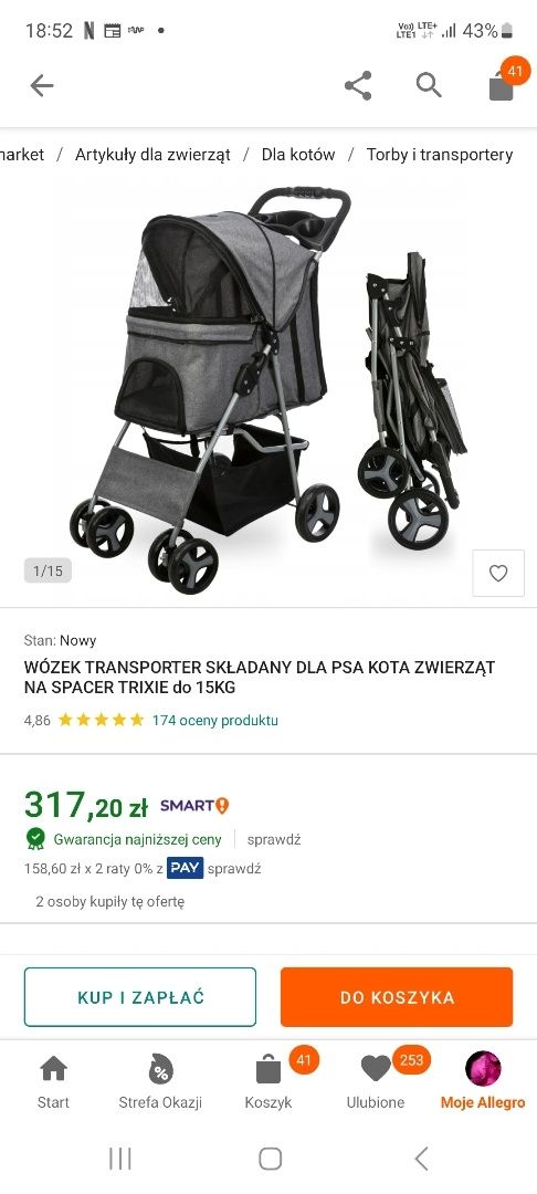 Wózek dla pieska