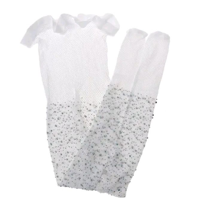 Дитячі колготи зі стразами