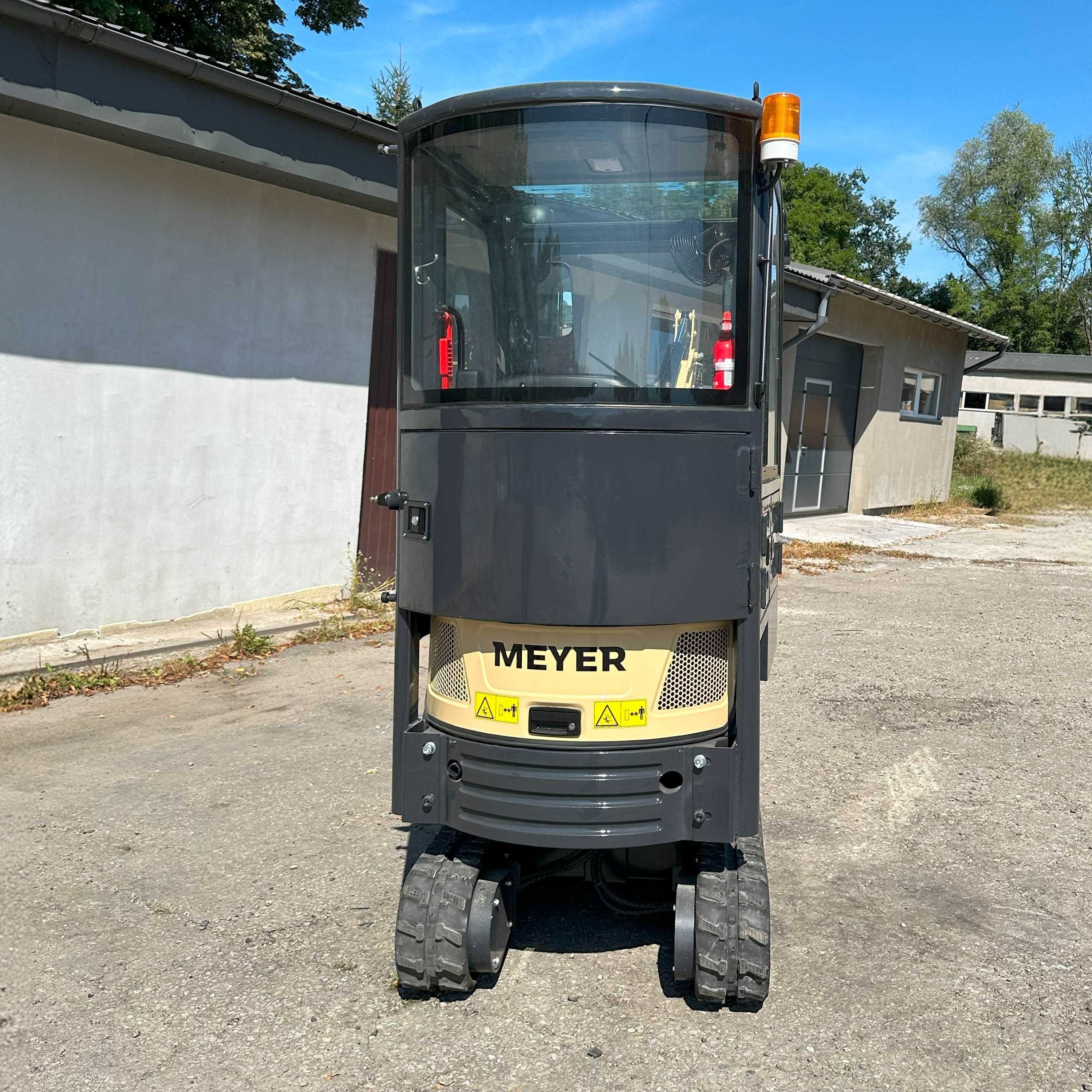 Minikoparka MEYER EX12 silnik YANMAR, zwolnice, rozsuwane gąsienice