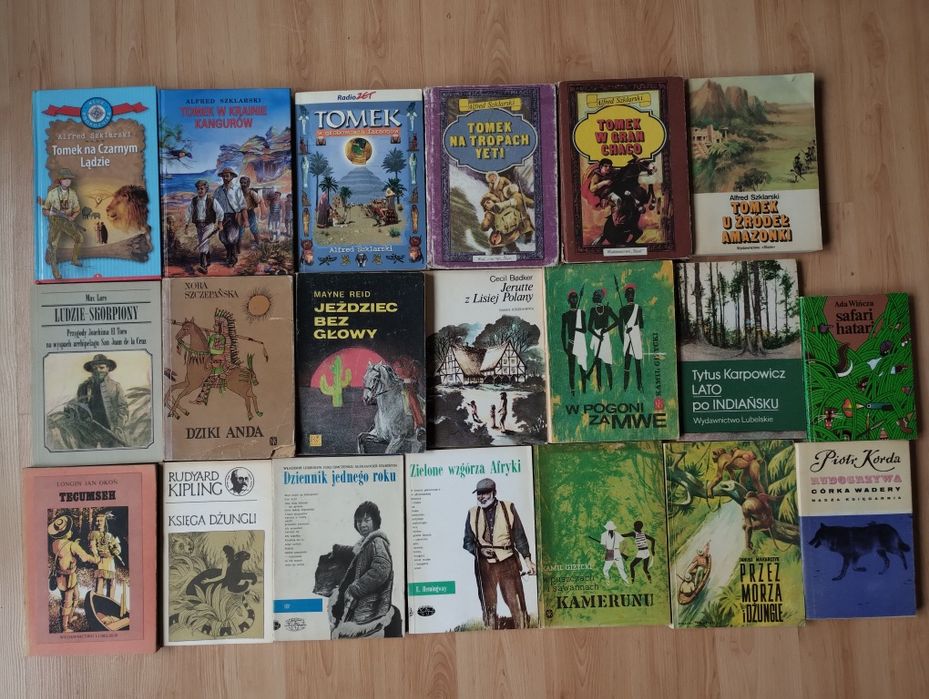 11 książek przygdowych, podróże, przygody, Indianie, yeti