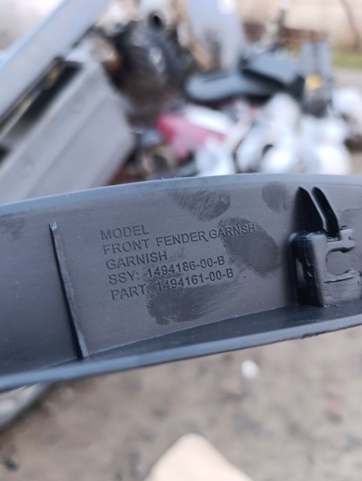 Накладка арки крыла передняя левая Tesla Model Y 2020-2025 Новая.