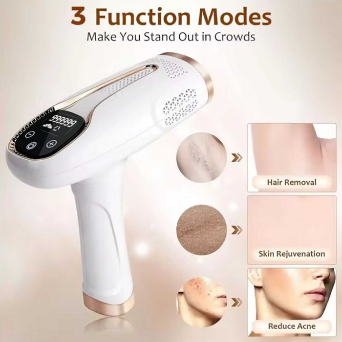 Depilator IPL do włosów ciała nóg laserowy bezbolesny chłodzenie