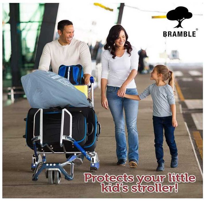 Torba pokrowiec na wózek dziecięcy transportowa podróżna uniwersalna