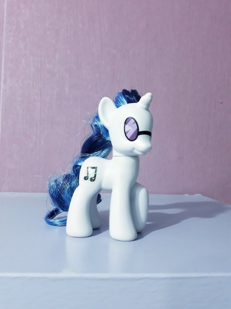 My Little Pony DJ Pon-3 Unikat G4 glitter cutie mark