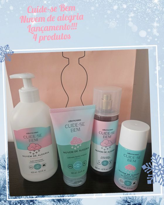 Conjunto Cuide-se Bem Nuvem de alegria