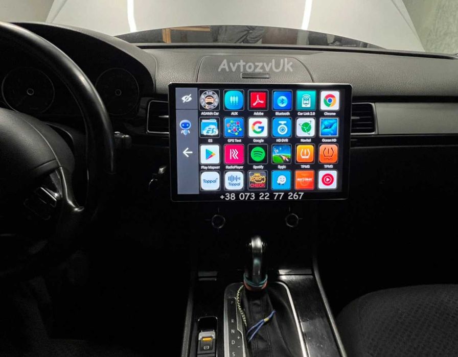Android 14 TOUAREG Volkswagen VW Tesla 2 din Тоурег CarPlay Магнитола