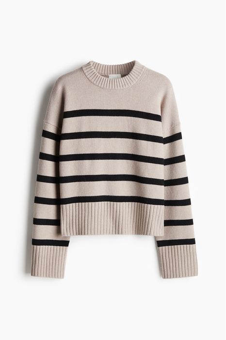 Теплый женский свитер от h&m, шерстяной свитер