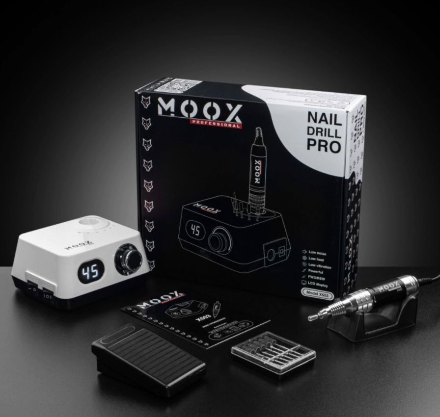 MOOX Frez Urządzenie do manicure I pedicure Nowe profesjonalne
