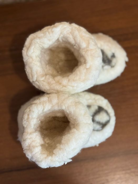 Чуні, капці, тапочки, шкарпетки, пінетки  з овчини, вовняні, теплі,