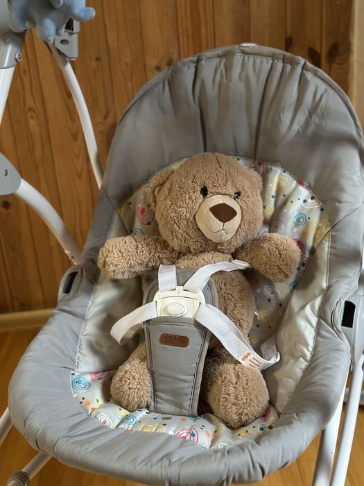 Крісло-гойдалка Carrello Nanny 3в1 CRL-0005 Grey Planet