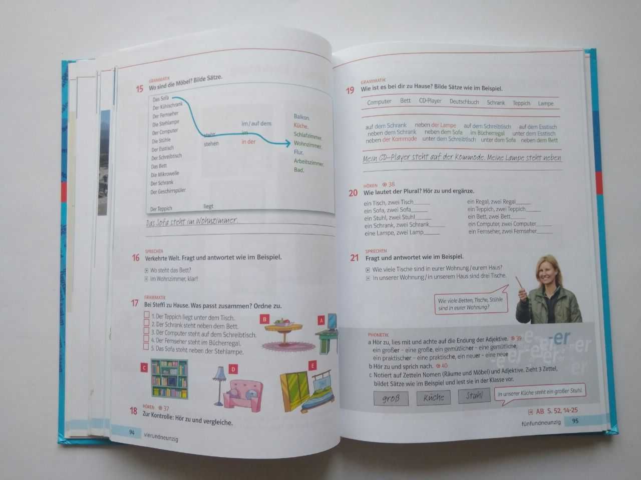 Німецька мова. Menschen B1.1. Kursbuch; Parallelen 7. Надія Басай.