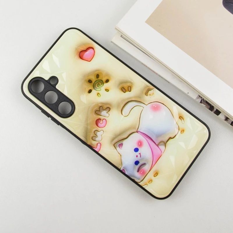 Протиударний чохол з принтом Fluffie для Samsung A16 до 20 принтів