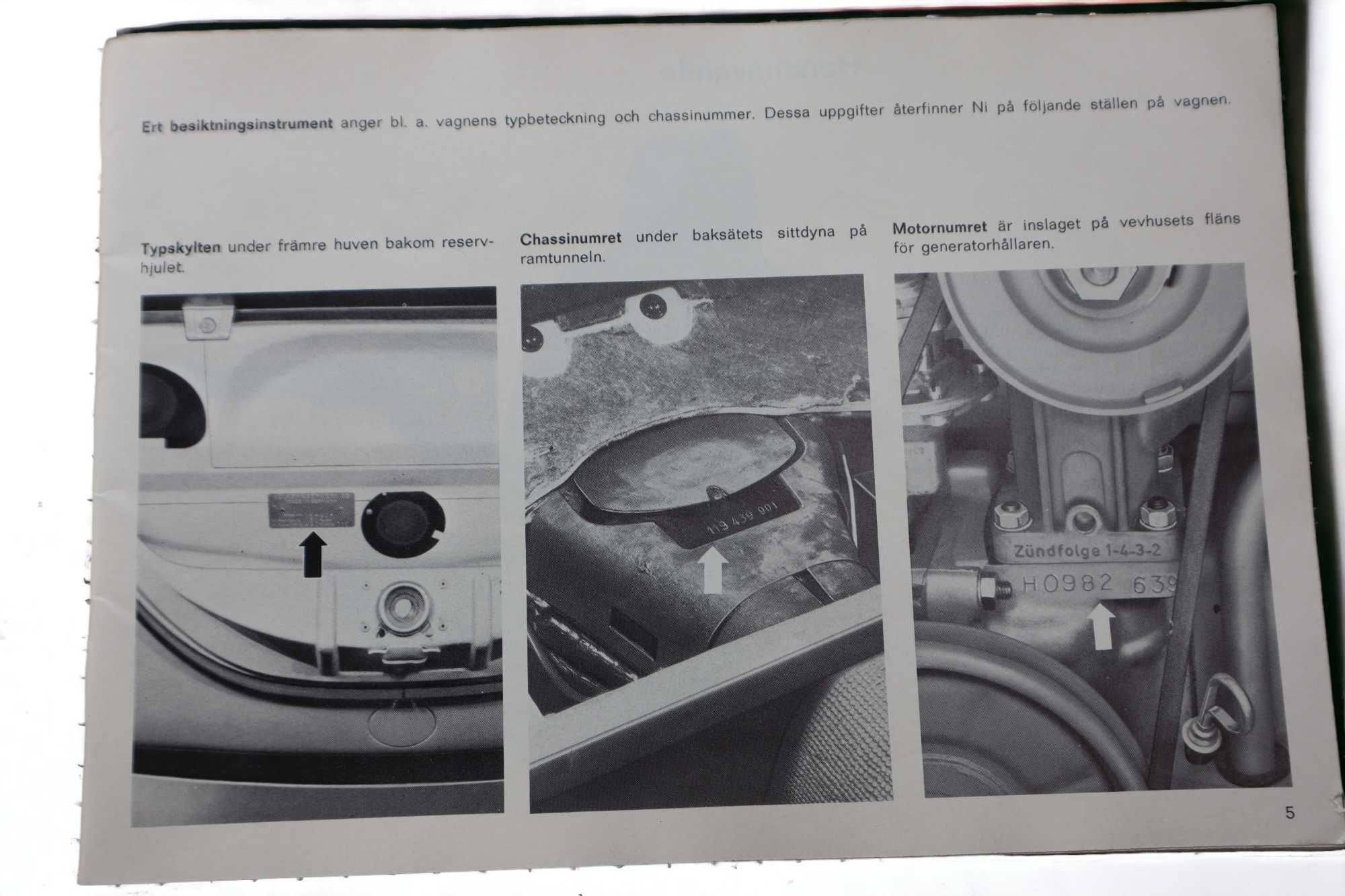 Instrukcja fabryczna Garbus VW1500/1300/1200/ 1968 R L