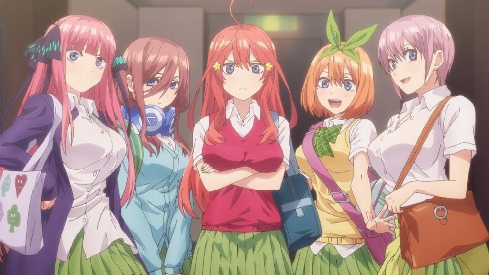 Пять невест Go-Toubun no Hanayome The Quintessential Quintuplets аниме
