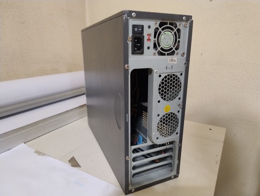 ПК Корпус mATX  с блоком питания