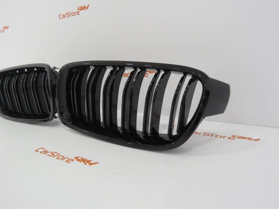 Grelhas Bmw F30 F31 Duplas Preto Brilhante