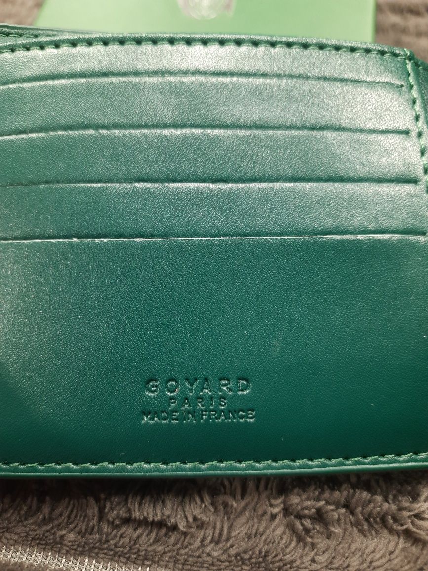 Гаманець Goyard зелений