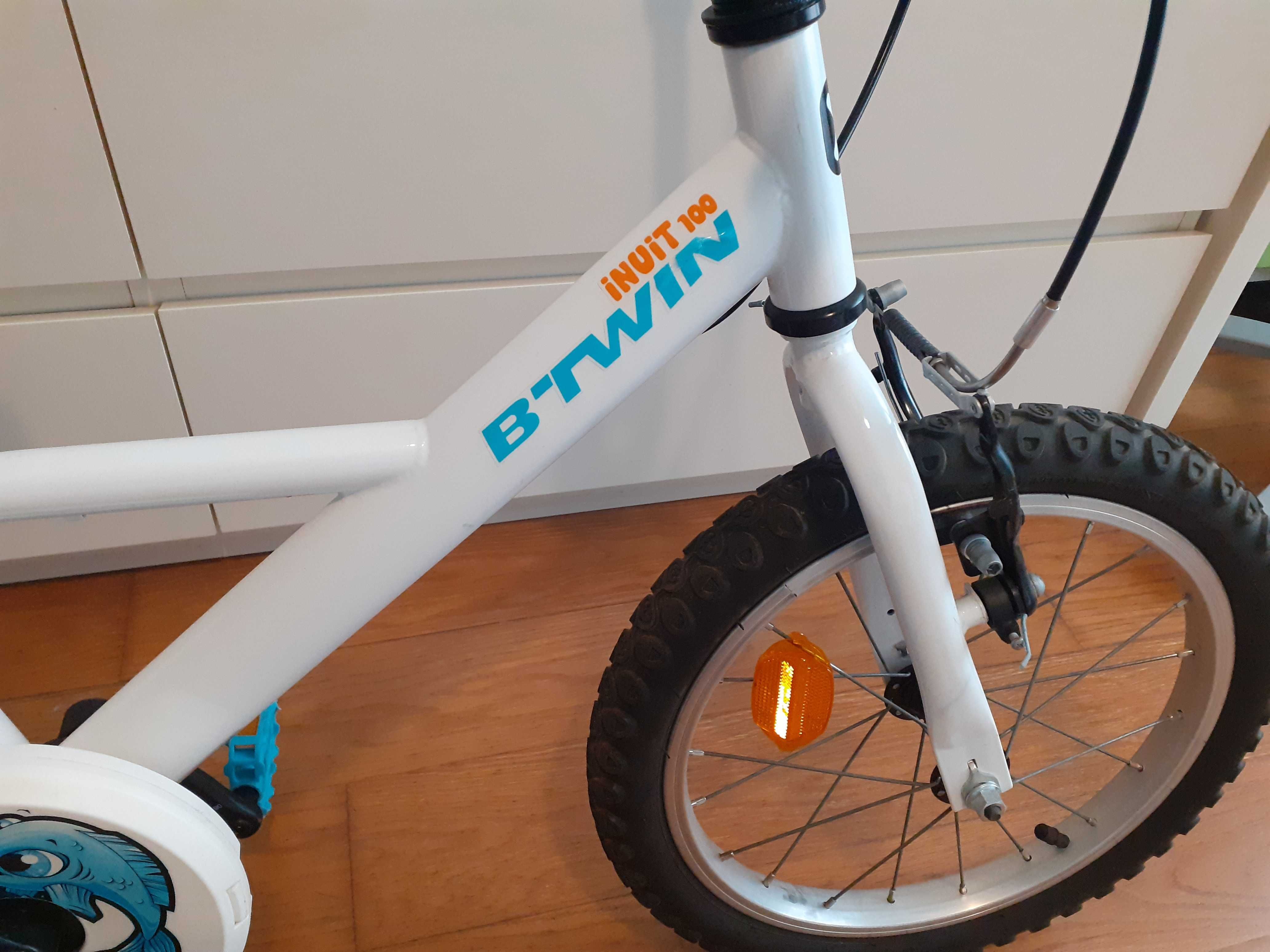 Bicicleta de criança usada B-TWIN 100 INUIT 16 Polegadas