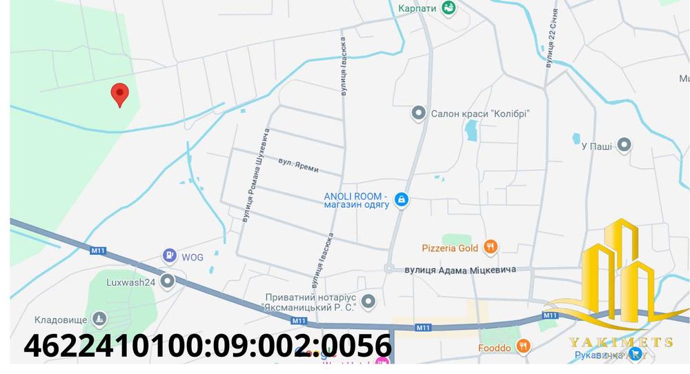 Продаж земельної ділянки 10сот, під будівництво