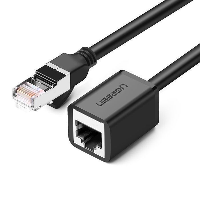 Przedłużacz Kabel Ugreen Ethernet RJ45 Cat 6 FTP 3m - Nowy, Czarny