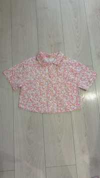 Летняя рубашка  Zara для девочки 11-12 лет, рост 140-152 см
