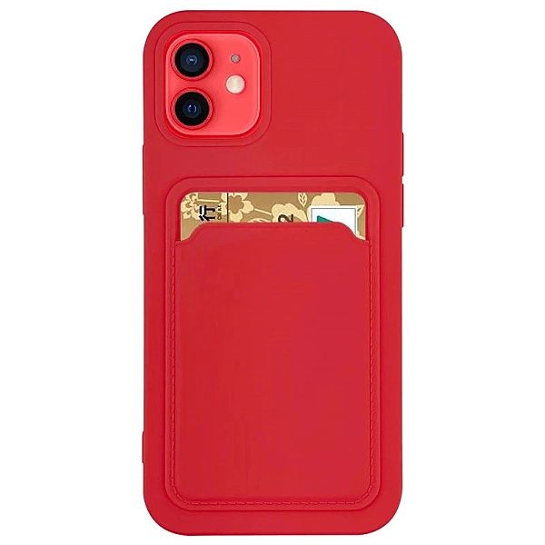 Card Case silikonowe etui portfel z kieszonką na kartę dokumenty do iP