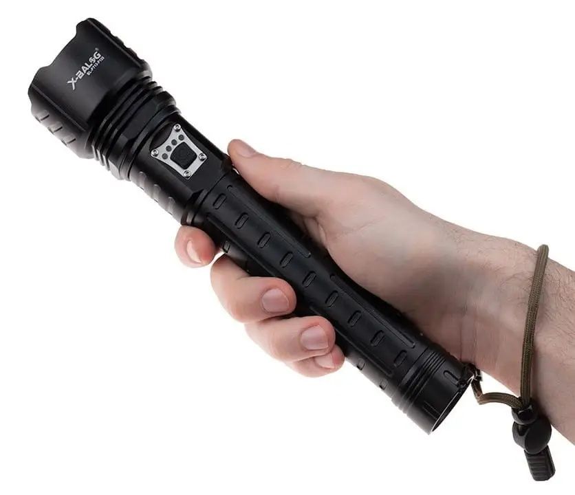 Ліхтарик тактичний X-BALOG P120 з функцією POWERBANK