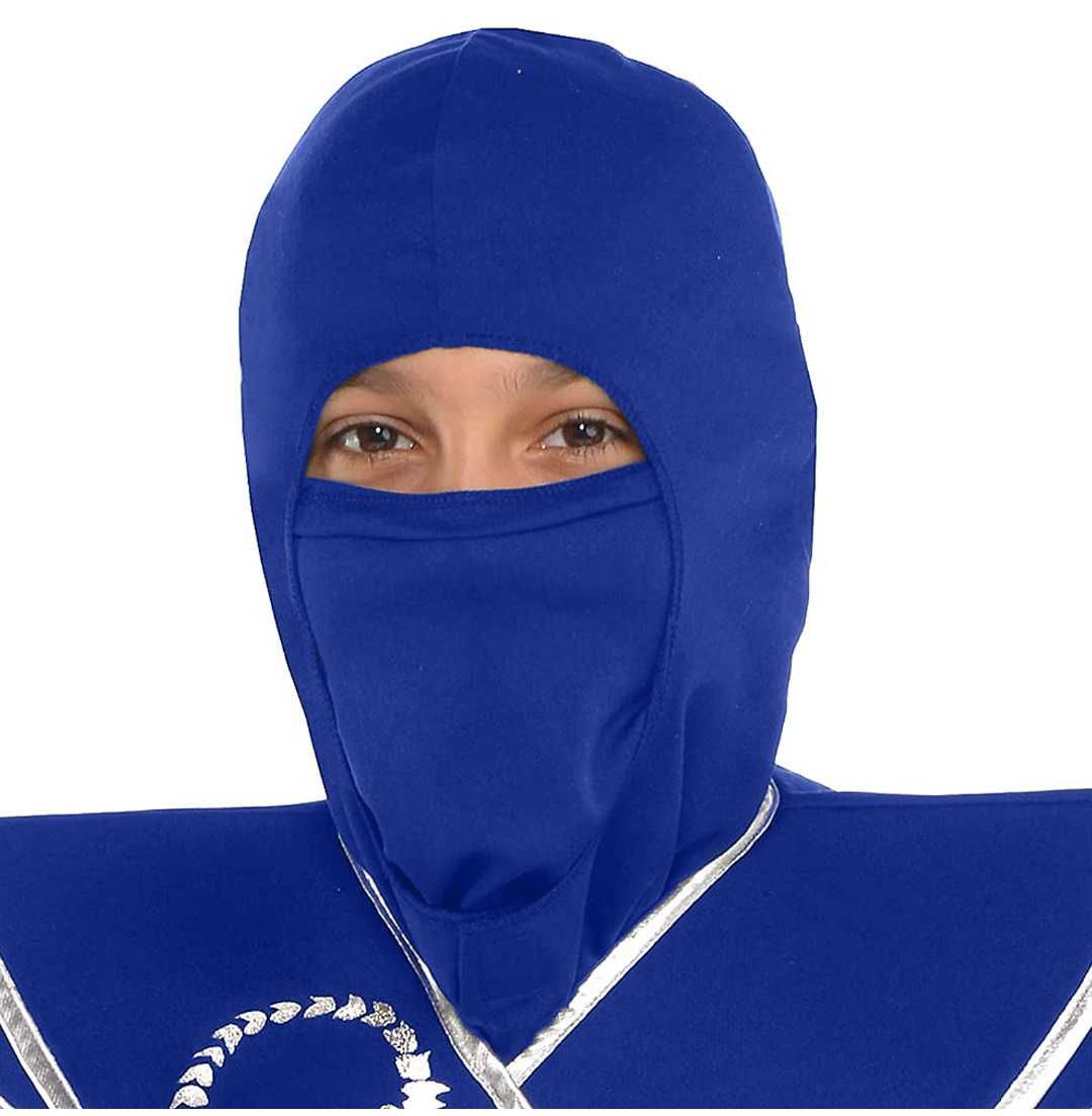 Strój Black NINJA SKORPION SREBRNA GWIAZDA mięśnie 110/122