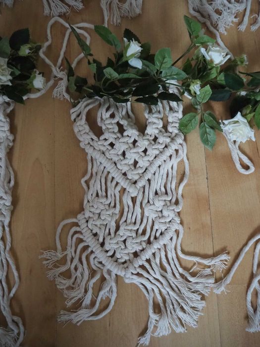 Makramy na krzesła/ławki  10 zł szt.