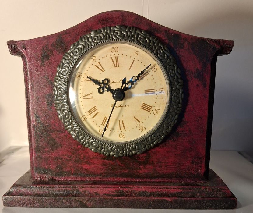 ZEGAR  drewniany kominkowy