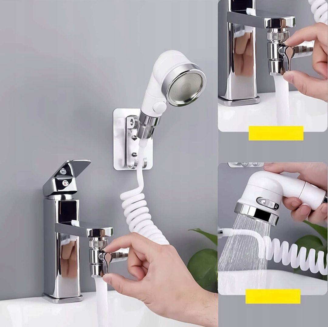 Wlewka Prysznic Umywalkowy Adapter do Kranu