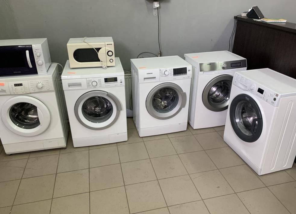 продаж б/у пральних машин з гарантією до 6 місяців