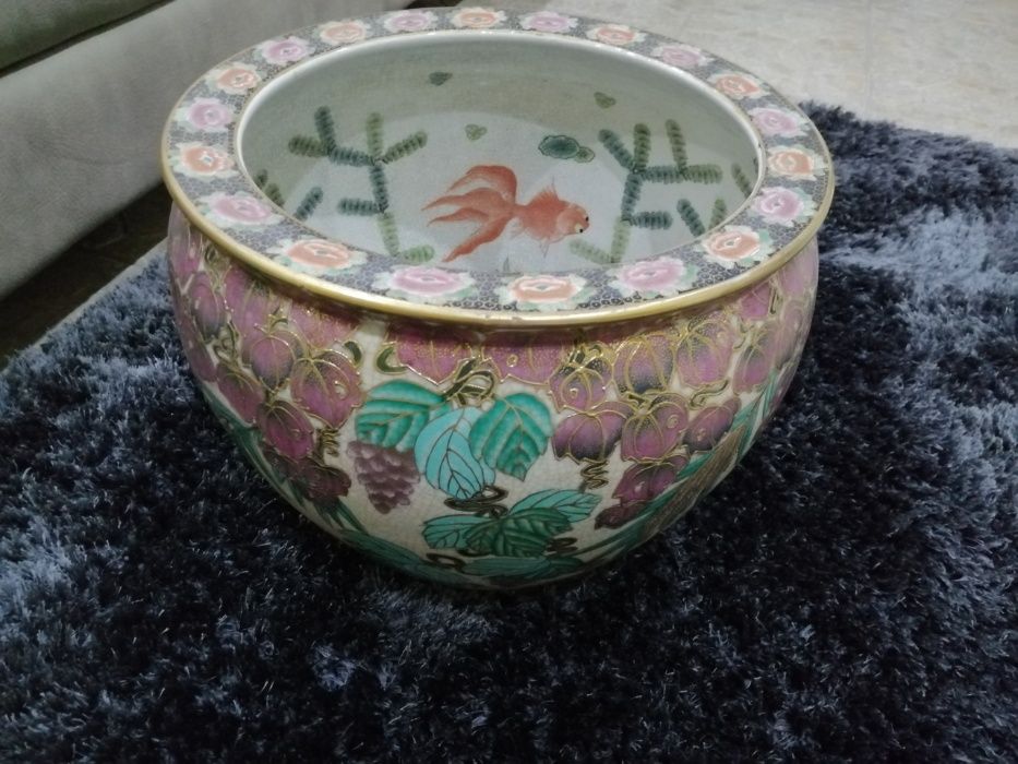 Vaso / cachepot porcelana chinesa