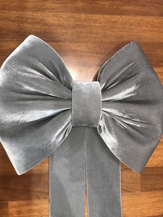 Бархатный бант большой