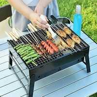 Складной барбекю гриль портативный мангал BBQ Grill Portable – жаропро