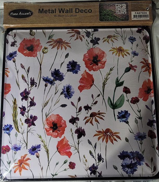 Metalowy Obraz 35X35Cm Do Wewnątrz I Nazewnątrz