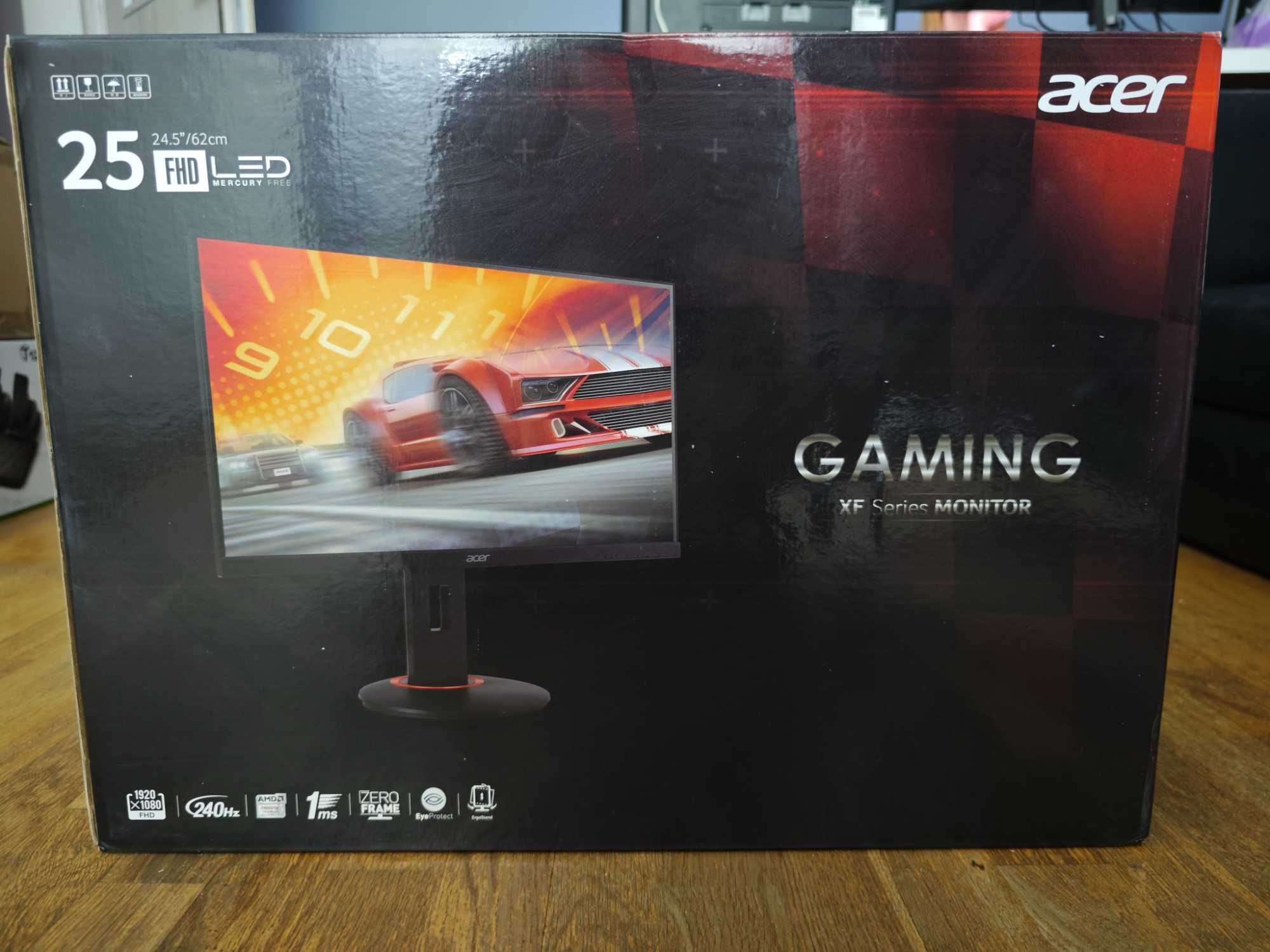 Monitor 240hz 24.5", FreeSync (Acer XF250Q Cbmiiprx)