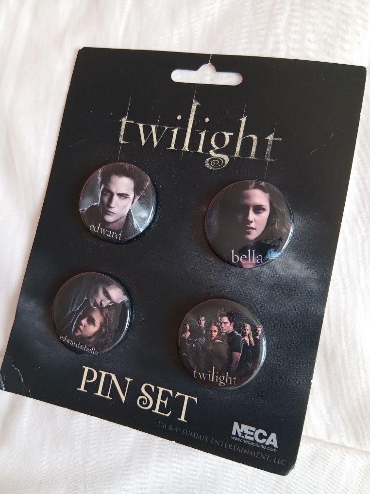Pack 4 pins Crepúsculo- Twilight