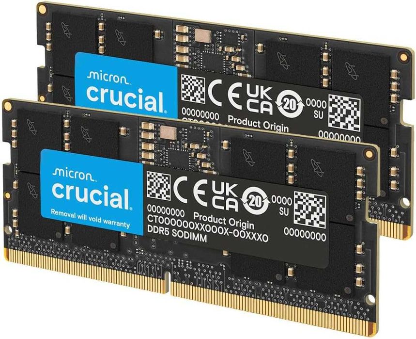 Crucial 32GB DDR5 RAM Kit (2x16GB), 5600MHz