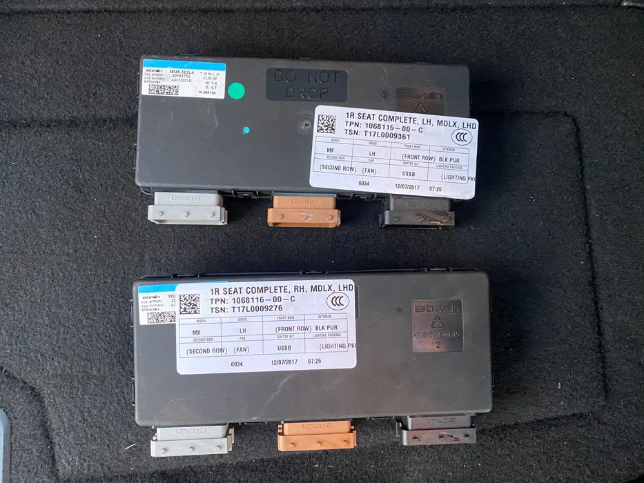 Блок управління крісла Tesla model S REST, model X, model Y
