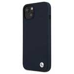 Etui BMW Silicone Signature na iPhone 13 mini - granatowe